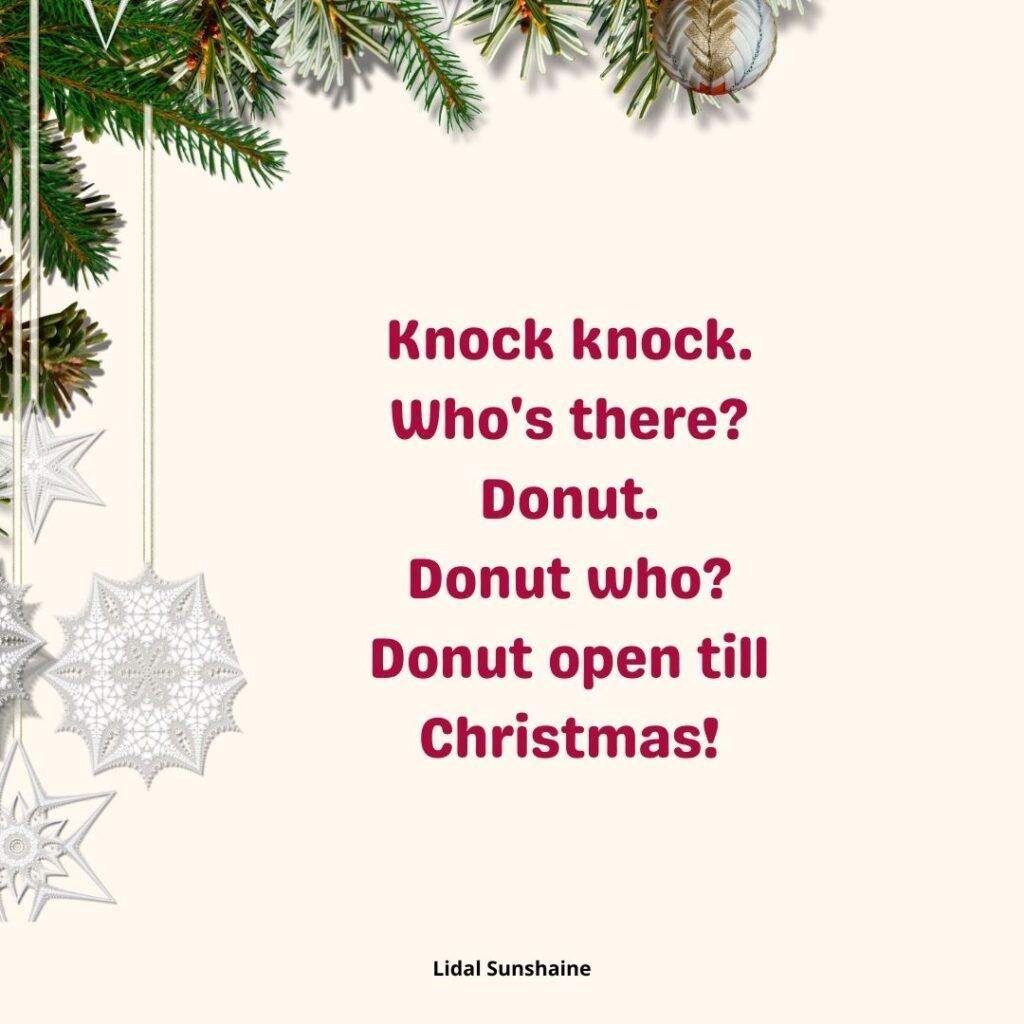 knock knock christmas holidays