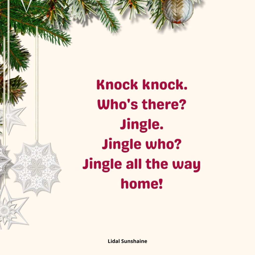 knock knock christmas holidays